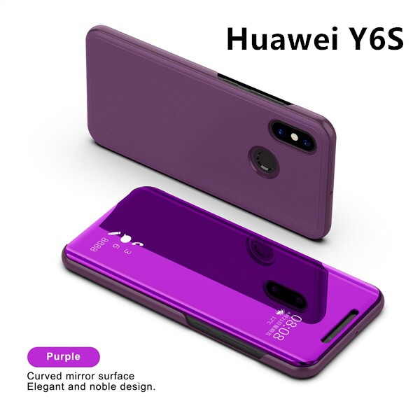[ส่งจากไทย] Case Huawei Y6 2019 / Y6s เคสเปิดปิดเงา เคสหัวเว่ย Y6S Smart Case เคสฝาเปิดปิดเงา สมาร์ทเคส Huawei Y6S เคสกระเป๋า เคสเงา