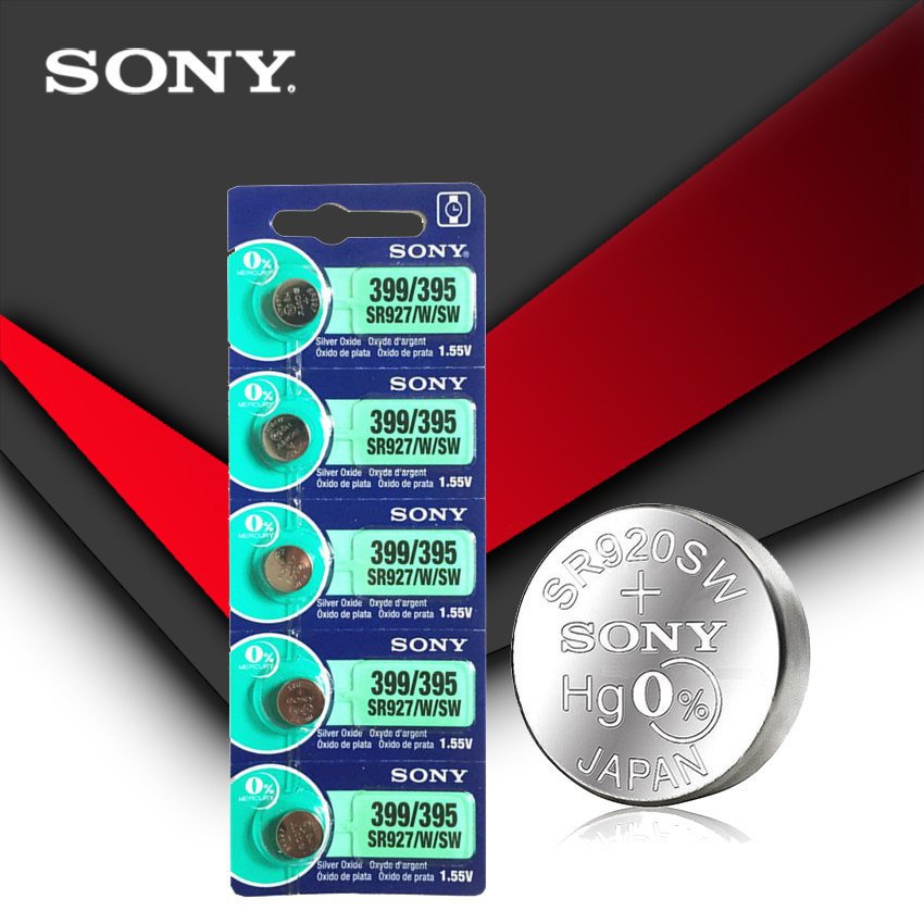 เกี่ยวกับสินค้า 10pc Sony 100% Original 395 SR927SW 399 SR927W LR927 AG7 1.55V นาฬิกาแบตเตอรี่ SR927SW 395 เหรียญปุ่ม