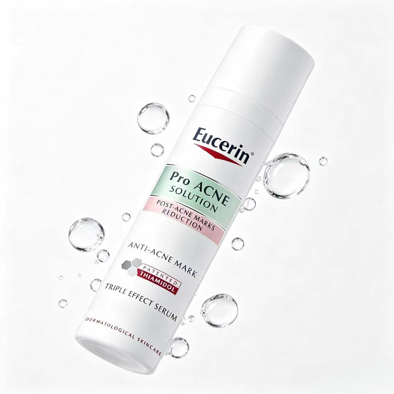(100% Genuine) Eucerin Proacne Solution Serum 40ml Nourishes Skin after Acne and Strengthens the Skin's Barrier. Gentle Formula, Not Dry or Tight, Cares for Blemishes, Suitable for Skin That Is Sensitive to Acne. ราคา 458 บาท*ส่งฟรี