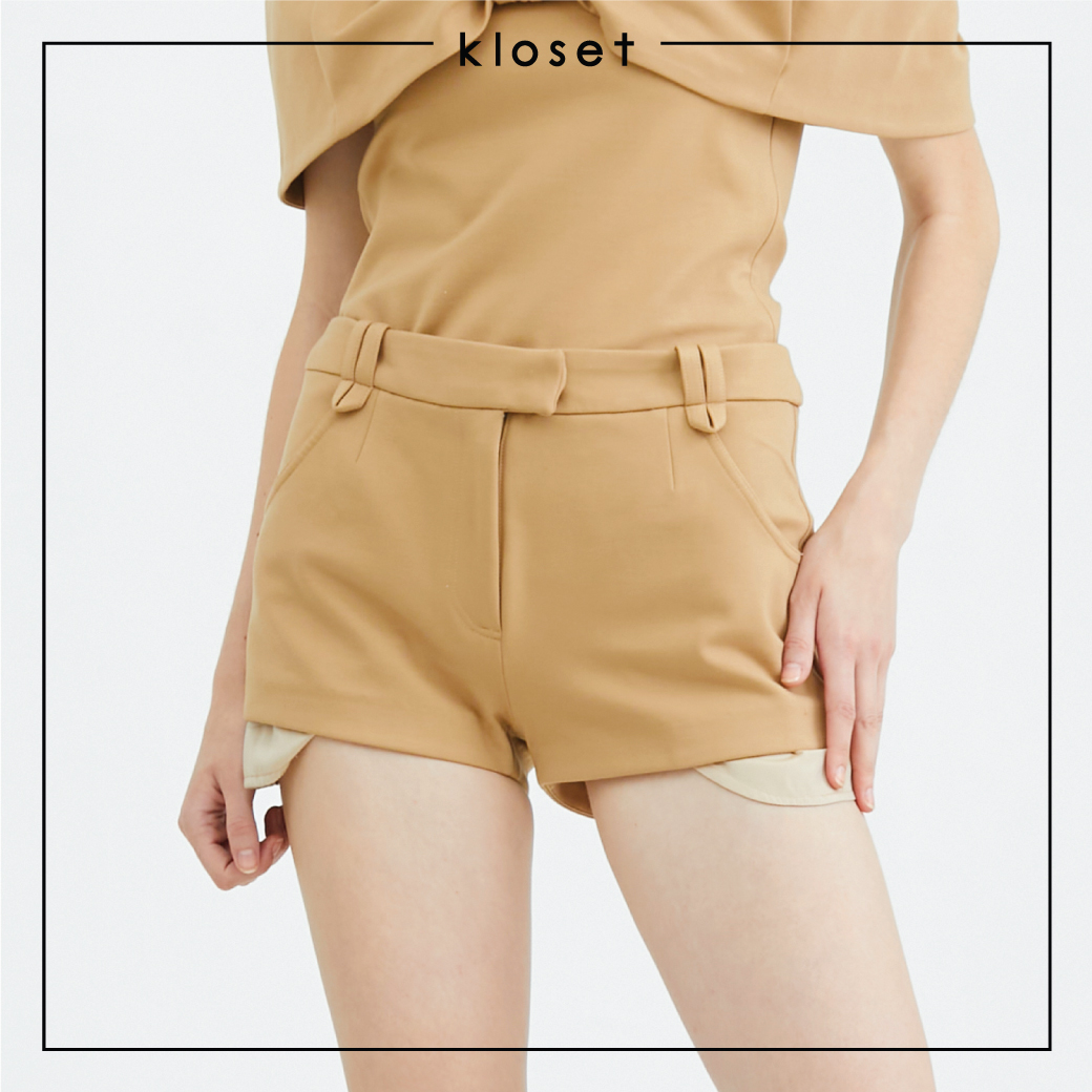 Kloset Design Micro Shorts (PF24-P001-F) กางเกงขาสั้นผ้ายืด ราคา 1,575 บาท*ส่งฟรี