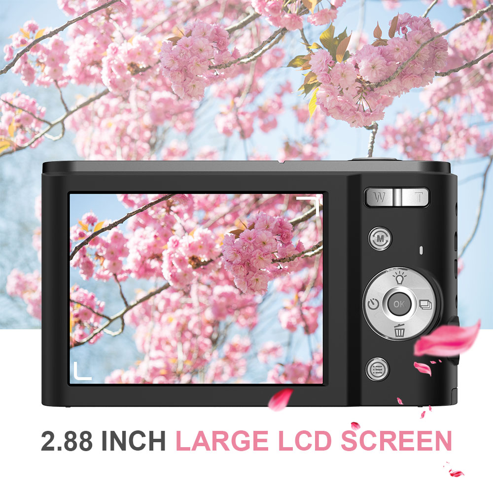 ภาพประกอบของ กล้องดิจิตอล Lecran FHD 1080P 36.0 พร้อมจอ LCD 16 ตัว กล้องจิ๋วพกพาขนาดกะทัดรัด เหมาะสำหรับนักเรียน นักศึกษา วัยรุ่น เด็ก (สีดำ)