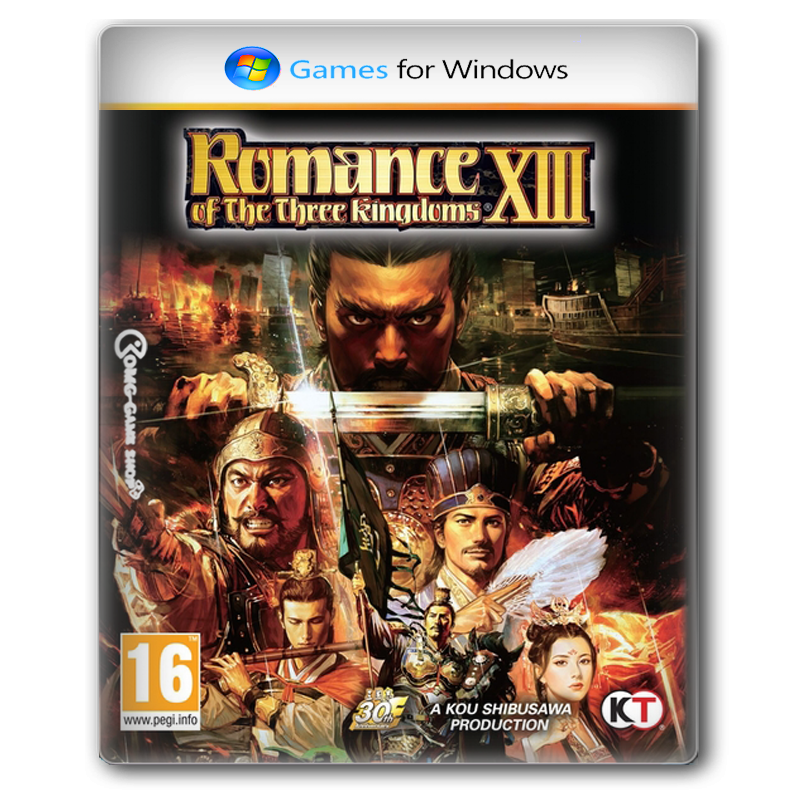 แผ่นเกม PC Game -  Romance of the Three Kingdoms XIII (13)  - เกมคอมพิวเตอร์