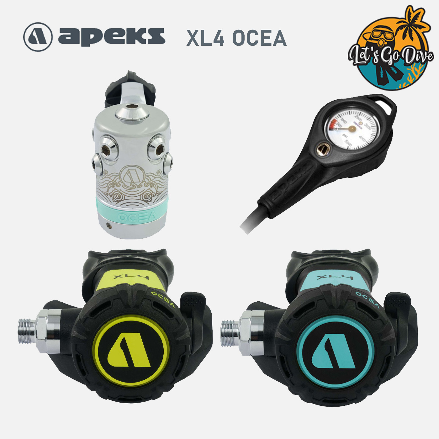APEKS - All New!!! XL4 OCEA set - Regulator Set ราคา 44,358 บาท*ส่งฟรี