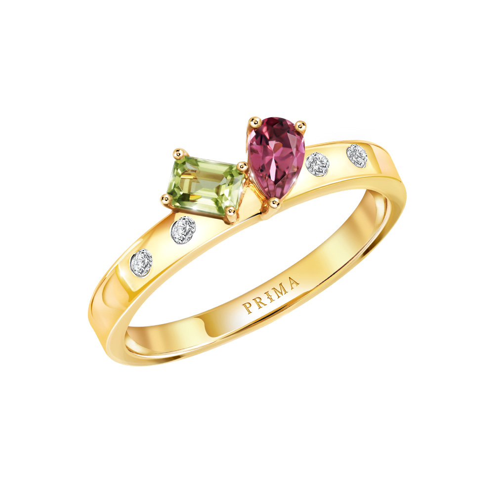 Prima Gem-Encrusted Ring, 9K Yellow Gold, Confetti Collection, 993R0087-01 ราคา 13,425 บาท*ส่งฟรี
