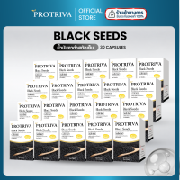 Protriva Black Seeds น้ำมันงาดำ สกัดเย็น ( 20 กระปุก ) ดูแล ข้อ เข่า โปรทริว่า แบล็คซีดส์ สินค้าแท้100% บรรจุ 30แคปซูล