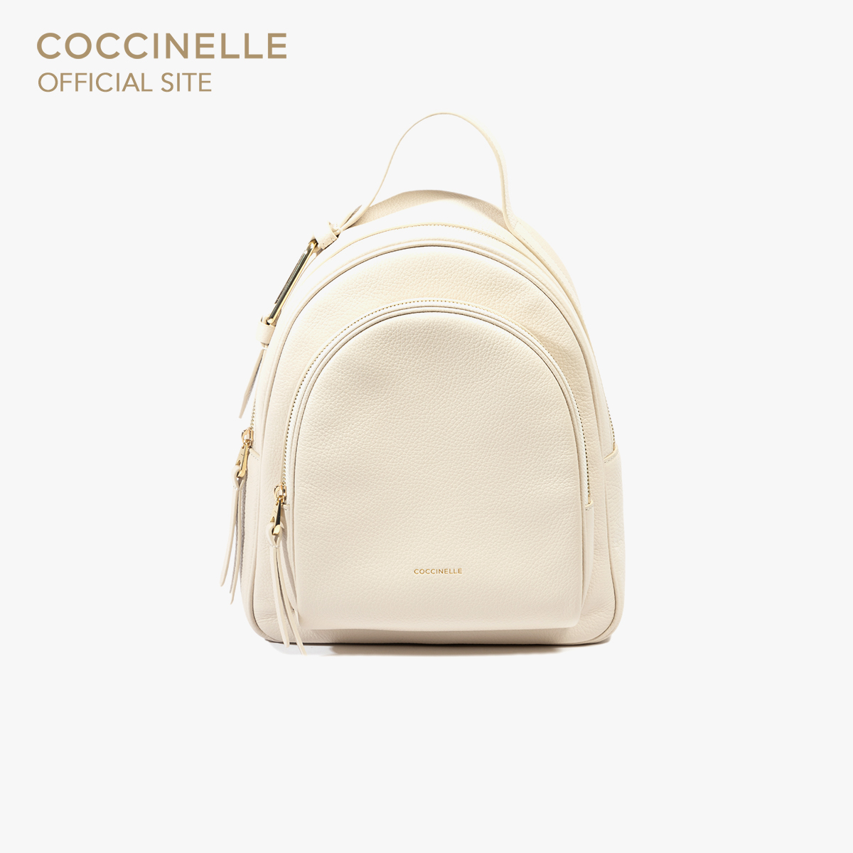 COCCINELLE MALORY BACKPACK 140201 LAMBSKIN WHITE ราคา 15,900 บาท*ส่งฟรี