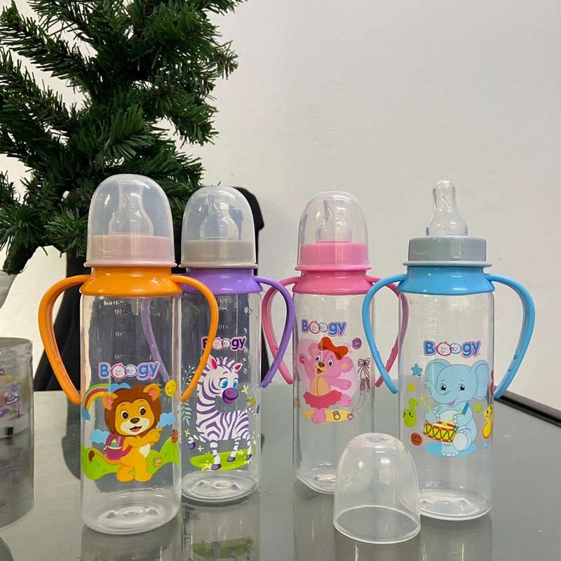 ใหม่ lขวดนมคอแคบ มีแขน ราคาโรงงาน ขนาด 9ออน แขนสามารถถอดออกได้ ราคา 120 บาท*ส่งฟรี