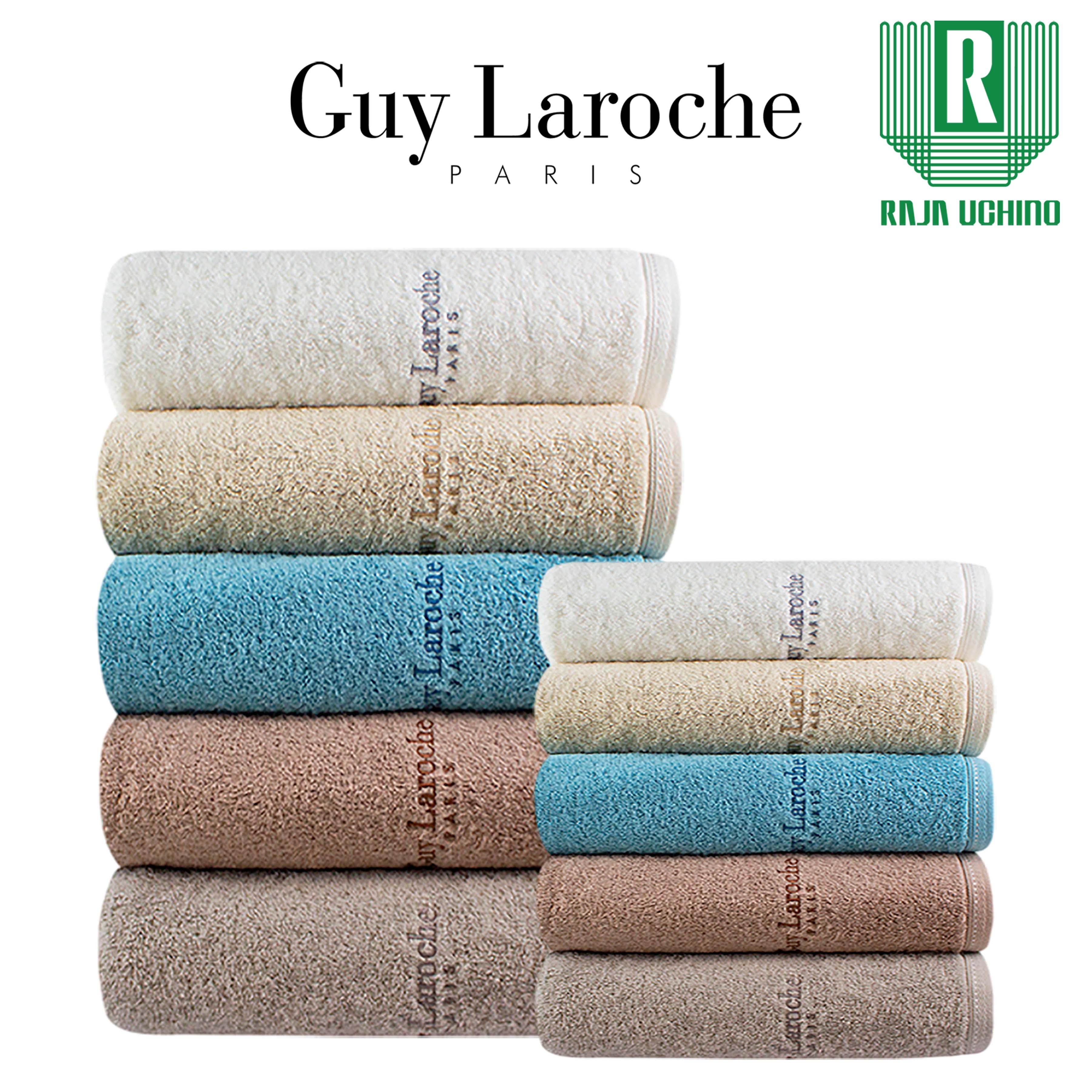 GUY LAROCHE Towel ผ้าขนหนูพรีเมี่ยม คอตตอน100% ใยยาวเส้นเล็กพิเศษ มีให้เลือกถึงไซสใหญ่พิเศษ [ TGC201 ] ราคา 350 บาท*ส่งฟรี