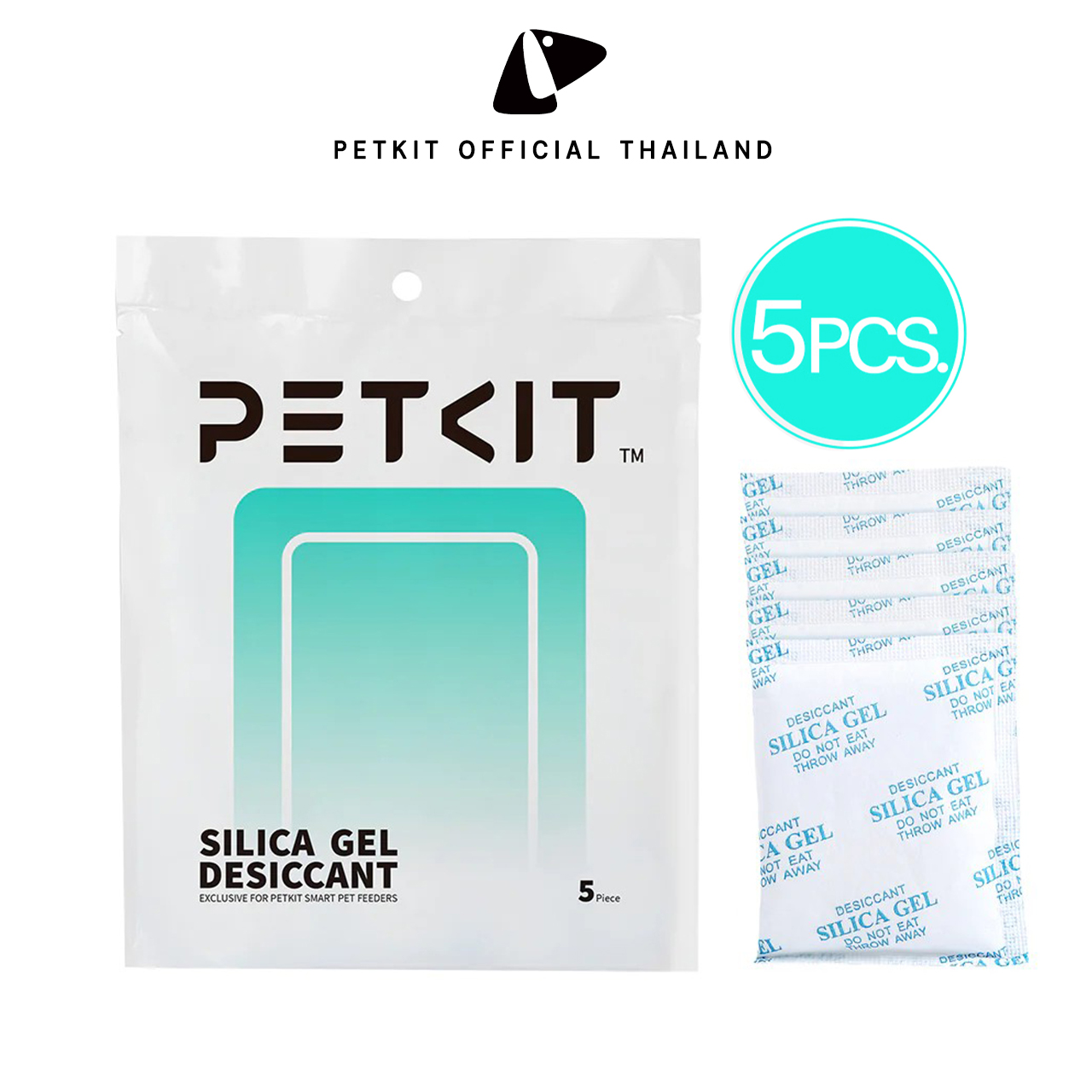 PETKIT DESICCANT 5PCS สารดูดความชื้นเครื่องให้อาหารสัตว์เลี้ยงอัตโนมัติ 5 ชิ้น ราคา 150 บาท*ส่งฟรี