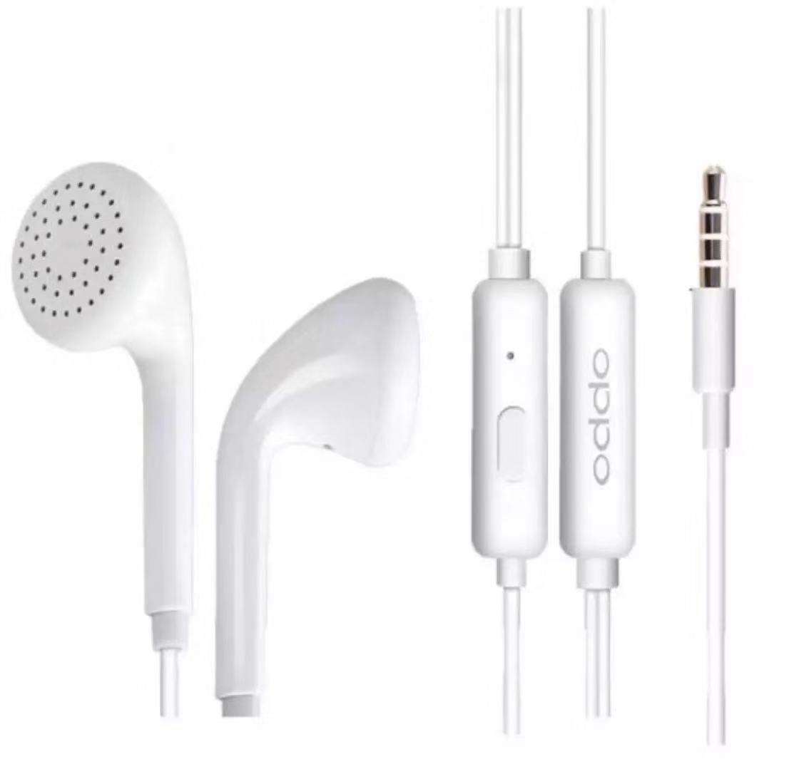 รายละเอียดเพิ่มเติมเกี่ยวกับ OPPO หูฟัง R11ซื้อ1 แถม 1 OPPO หูฟังเอียร์บัด In-ear Headphones รุ่น MH135 ใช้ได้กับ Find7 N1 F1S R9 R11 (สีขาว)
