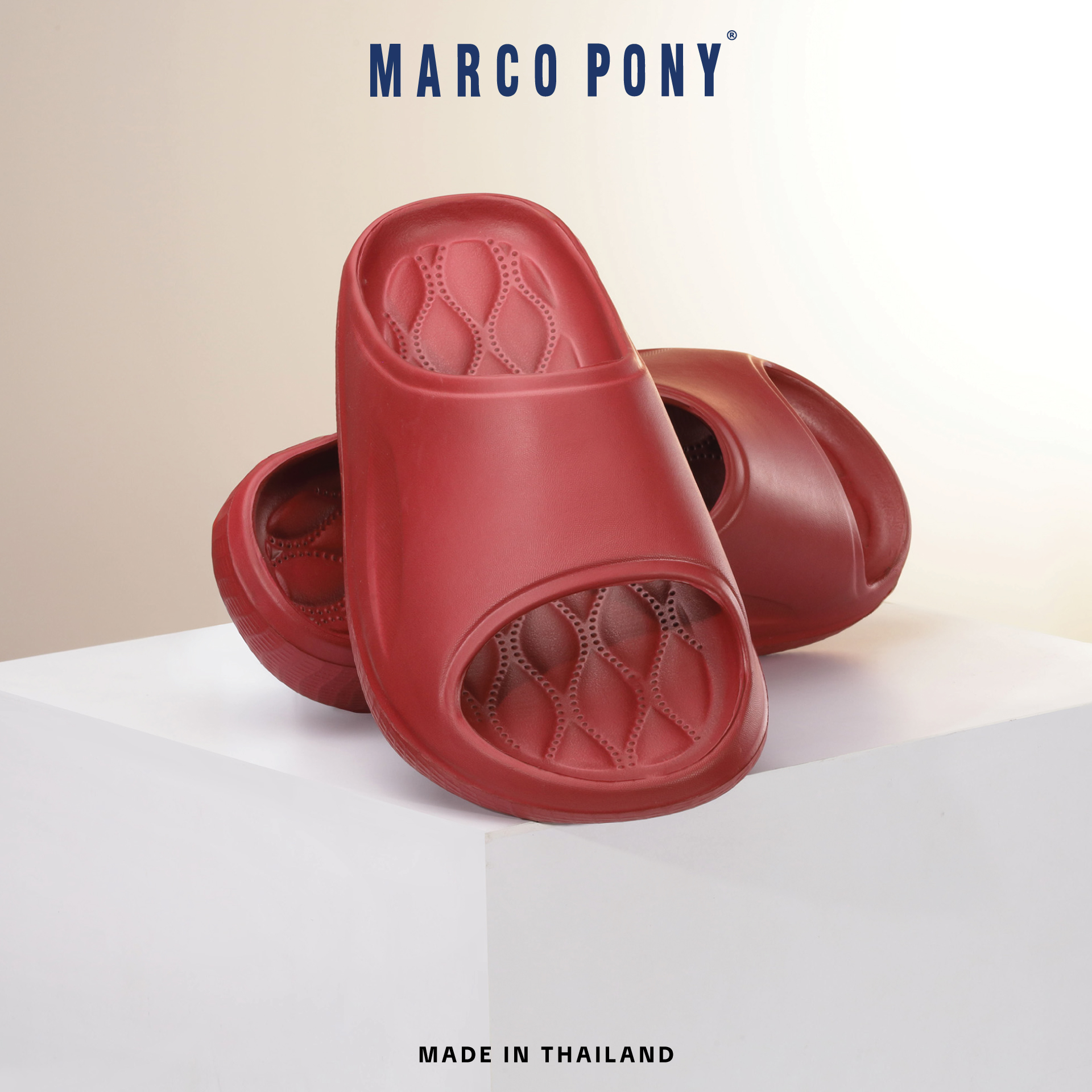 Marco pony sandals women soft and elastic sandals non-slip platform sandals fashion wild slippers slip-on slippers mh9001 ราคา 112 บาท*ส่งฟรี