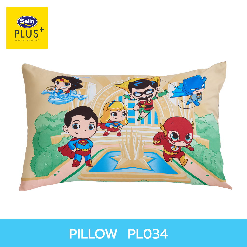 [New Arrival] Satin Plus หมอนหนุนการ์ตูน ลิขสิทธิ์แท้100% ENJOY YOUR JOURNEY ขนาด 19" x 29" ราคา 169 บาท*ส่งฟรี