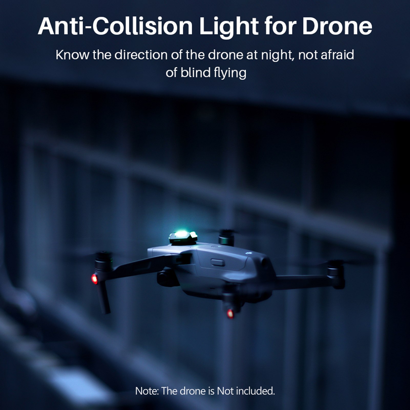 ภาพที่ให้รายละเอียดเกี่ยวกับ Ulanzi DR-01 Mini Drone Strobe Light 3 ไฟสี (ขาว/แดง/เขียว) 9 โหมดLigntingน้ำหนักเบาในตัวแบตเตอรี่แบบชาร์จไฟป้องกันการชนกัน