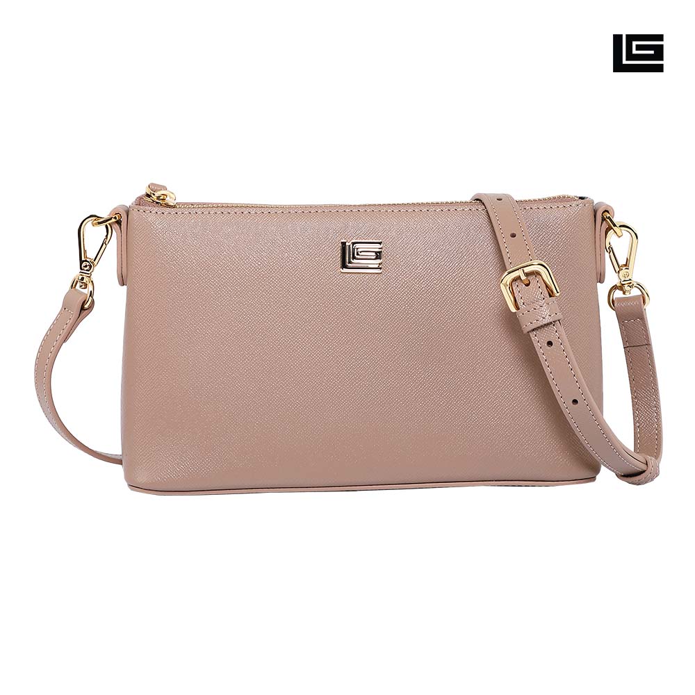 Guy Laroche กระเป๋าสะพาย Cross Body รุ่น Kira - สีเบจ ราคา 2,619 บาท*ส่งฟรี