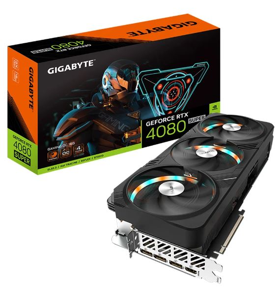 VGA (การ์ดแสดงผล) GIGABYTE GEFORCE RTX 4080 SUPER GAMING OC 16G - 16GB GDDR6X (GV-N408SGAMING OC-16GD) ราคา 48,430 บาท*ส่งฟรี
