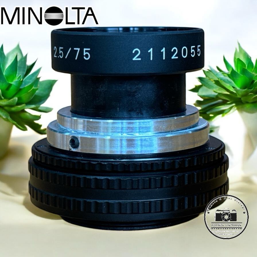 MINOLTA P-ROKKOR 75MM.F2.5 PROJECTION LENS MODIFIED M42 MOUNT ราคา 3,990 บาท*ส่งฟรี