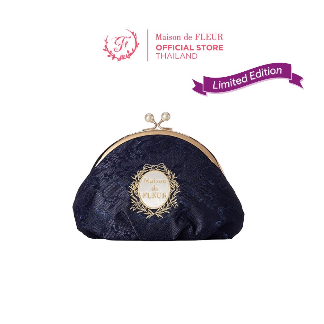 [New Collection] Maison De FLEUR - Lace Satin Pouch Bag ราคา 1,397 บาท*ส่งฟรี