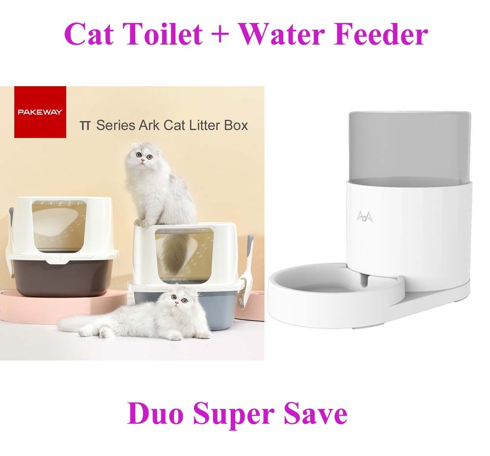 Tomcat Pakeway ห้องน้ำแมว รุ่น 2 way  by TOMCAT size L &XL  49x55x40cm สินค้าพร้อมส่ง
