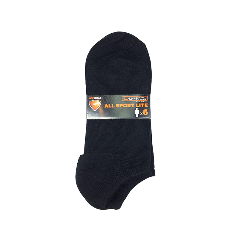 SOFSOLE-ALLSPORT LITE MEN - 6 PAIRS Men รุ่น 29726 ราคา 490 บาท*ส่งฟรี