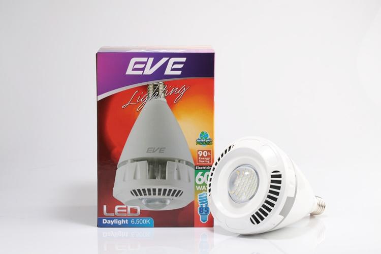 ขาย หลอดไฮเปย์ EVE LED Highwatt HighBay ไฮเบย์ หลอดไฟ LED E40 60W/90W Daylight ส่งฟรีพร้อมใบกำกับภาษี