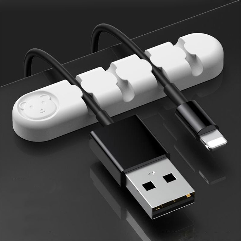ที่เก็บสาย USB ที่เก็บสายชาร์จ ที่จัดระเบียบสาย ที่แขวนสาย USB คลิปเก็บสาย คลิปหนีบสาย USB ของแท้,  Cable organizers that organize hanging cables