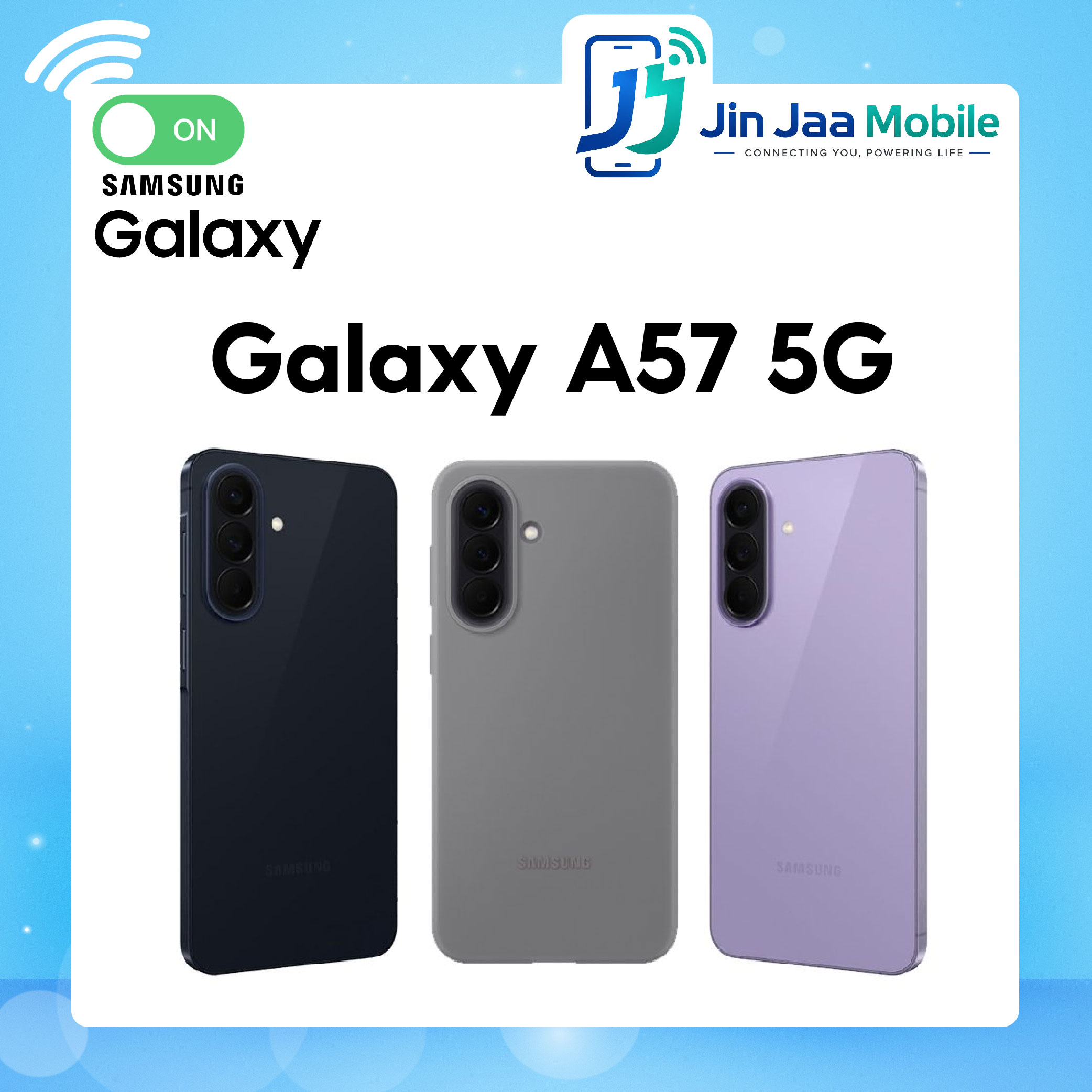 โทรศัพท์มือถือ สมาร์ทโฟน Samsung Galaxy A57 5g รุ่น (12/256Gb) หน้าจอ Amoled ขนาด 6.7 นิ้ว L บางเพียง 6.9 มม. L Ip68 กันน้ำและกันฝุ่น ราคา 18,990 บาท*ส่งฟรี