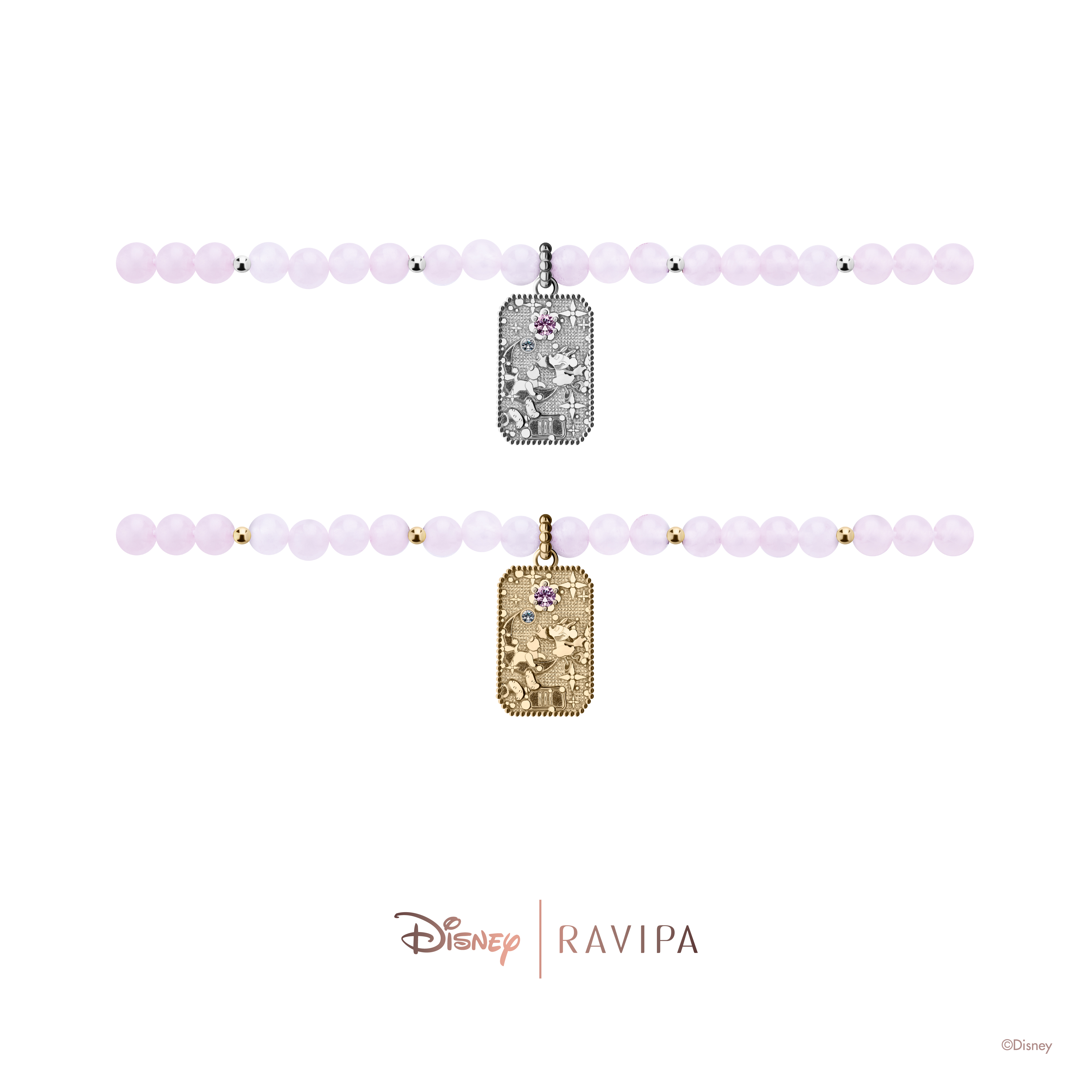 Ravipa | Once Upon the Empress and Rose Quartz Bracelet - สร้อยข้อมือ ราคา 3,790 บาท*ส่งฟรี
