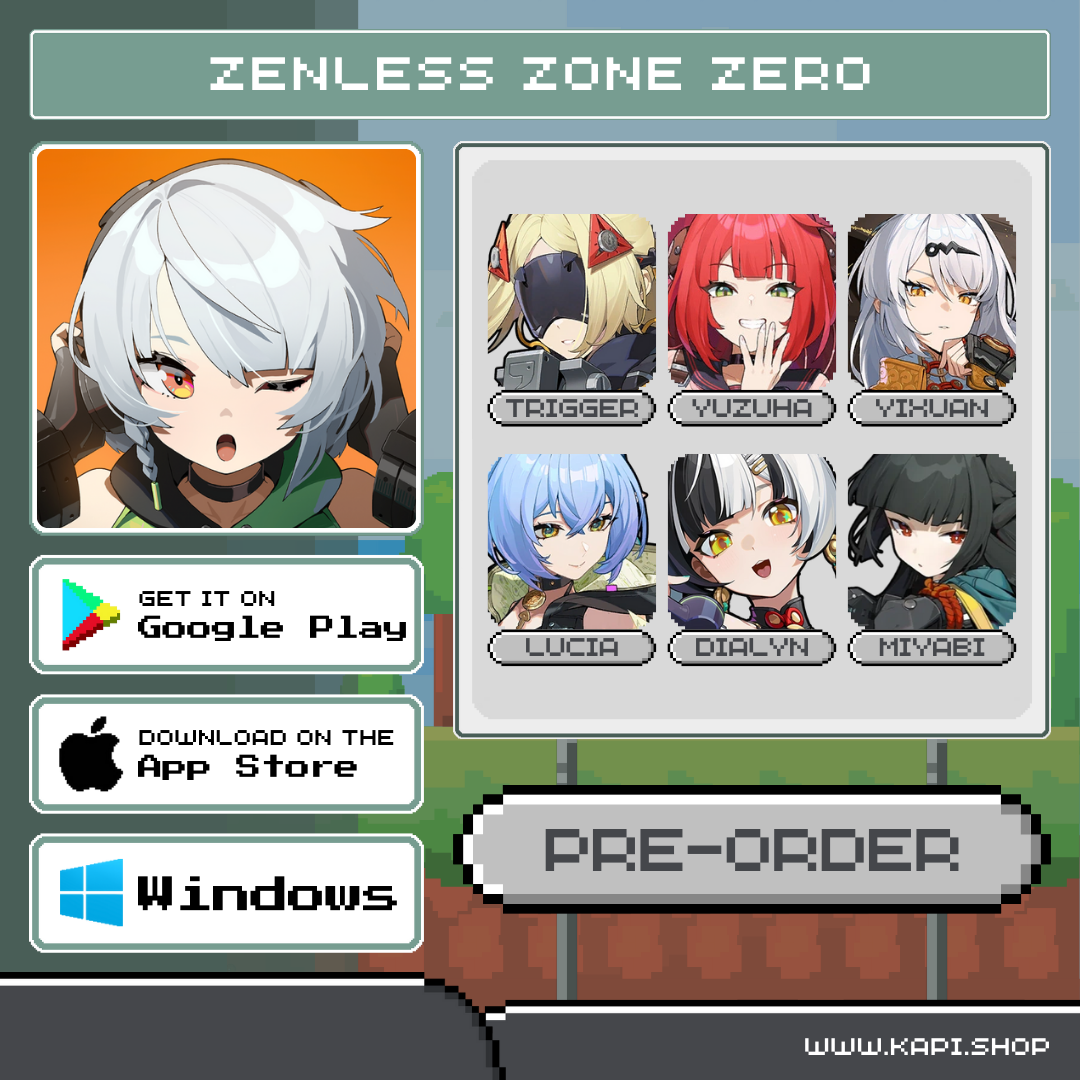 Zenless Zone Zero (Pre-Order) - Choose the Character Rank S ราคา 430 บาท*ส่งฟรี
