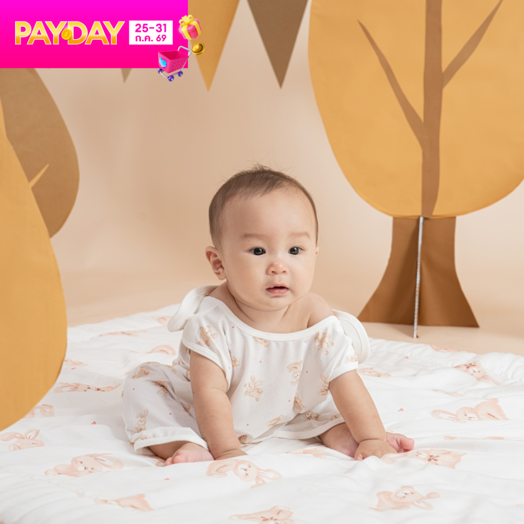 Elava Green Tea Modal Quilt for Babies ราคา 2,790 บาท*ส่งฟรี