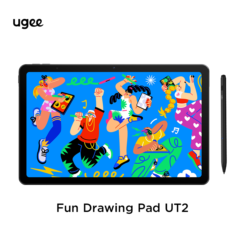 UGEE Fun Drawing Pad UT2 2K Display,with a U-Pencil,Tailor-made for Drawing & Writing,Android Tablet(10.36 '' 6GB RAM + 128GB ROM),7000mAh Battery+18W Charging ราคา 8,999 บาท*ส่งฟรี
