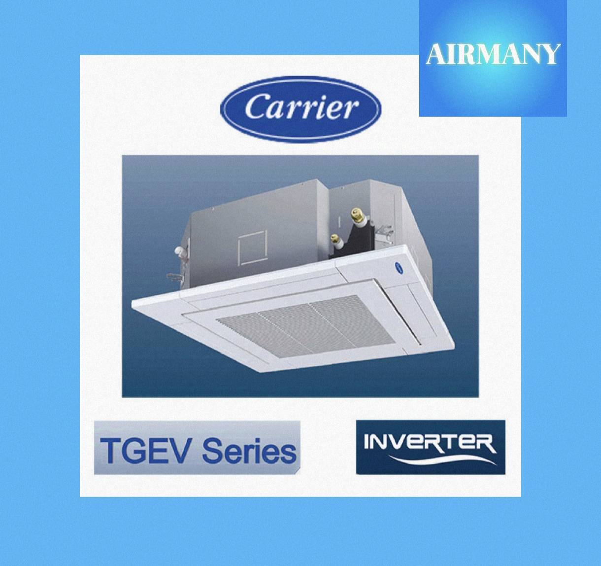 Carrier 40TGEV inverter 18100-55000 BTU air conditioner with dedicated air conditioner ราคา 35,213 บาท*ส่งฟรี