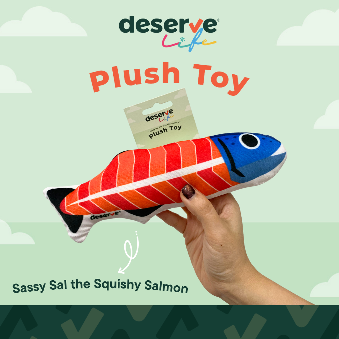 Deserve cozy soft hugging pet toy sassy salmon ราคา 350 บาท*ส่งฟรี