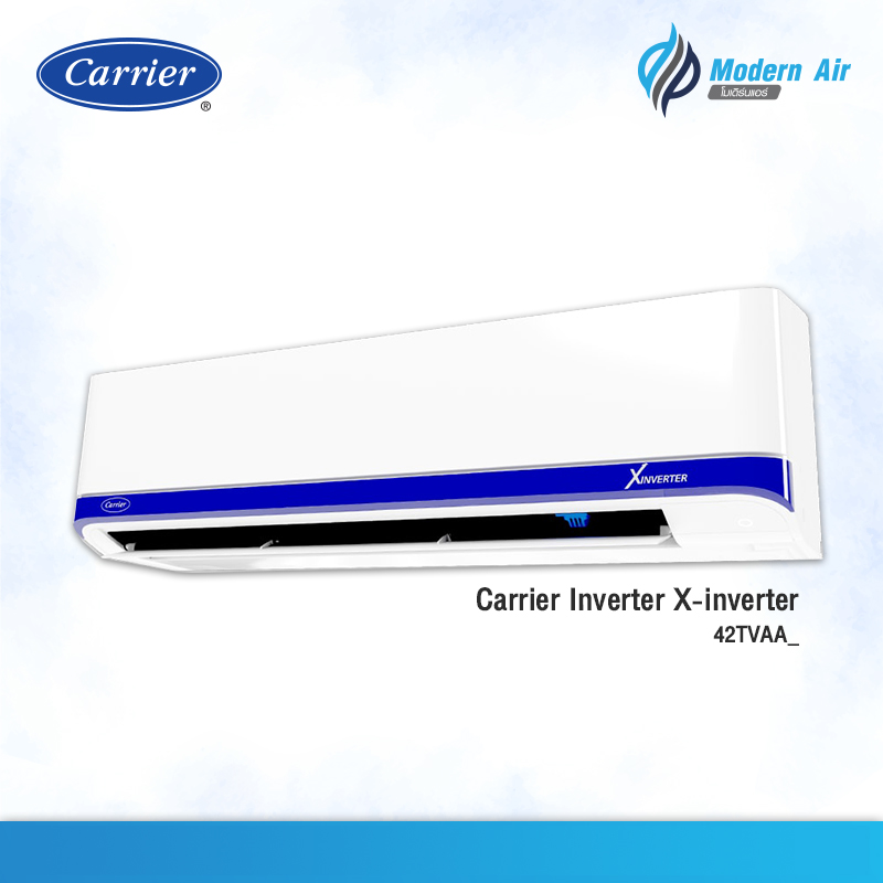 CARRIER แอร์ติดผนังระบบอินเวอร์เตอร์ ขนาด 21,000 BTU รุ่น XINVERTER 38TVAA024-703/42TVAA024-703 จาก ร้าน Modern air