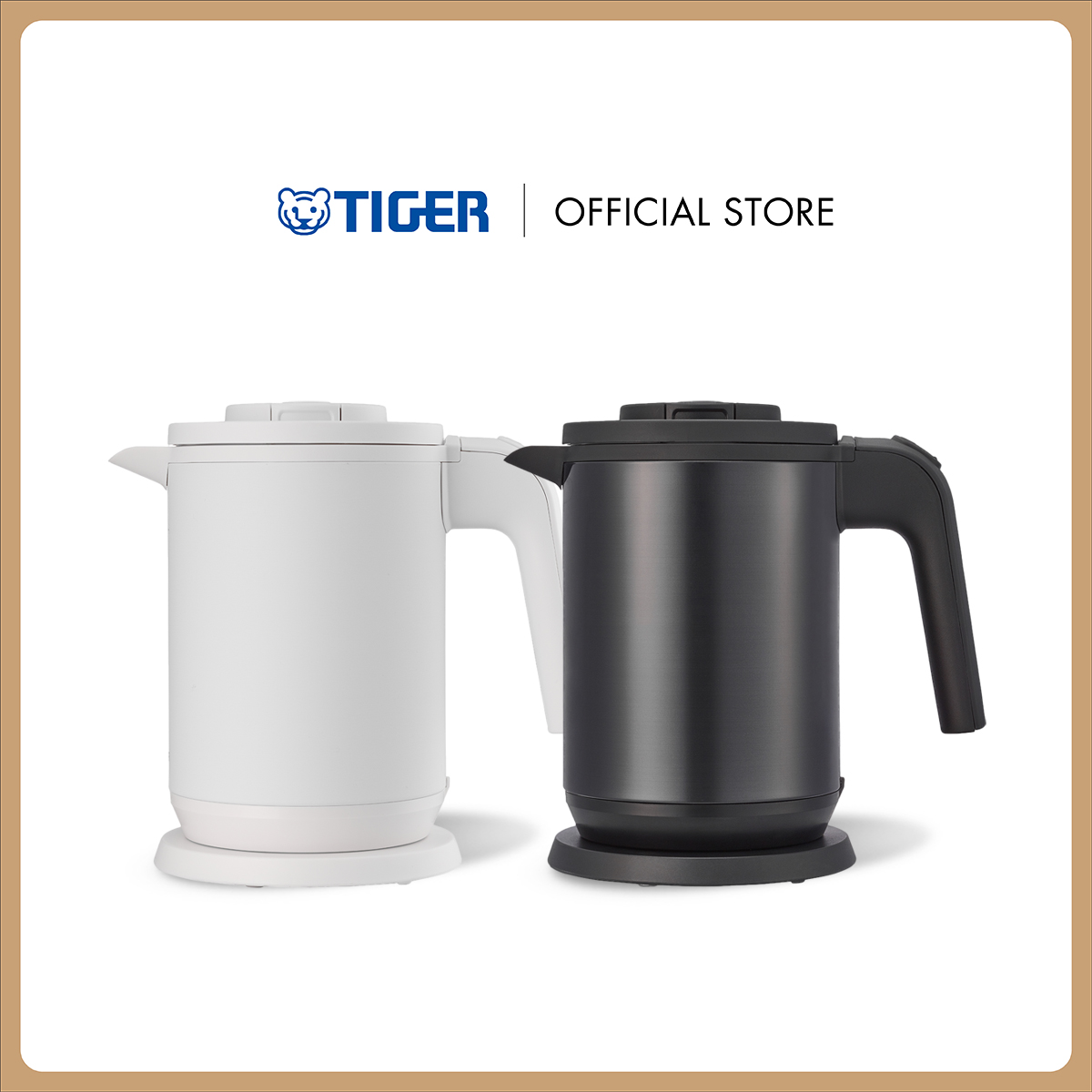 TIGER ไทเกอร์ กาต้มน้ำไฟฟ้า ขนาด 1.0 ลิตร (รุ่น PCK-W10) ราคา 3,591 บาท*ส่งฟรี