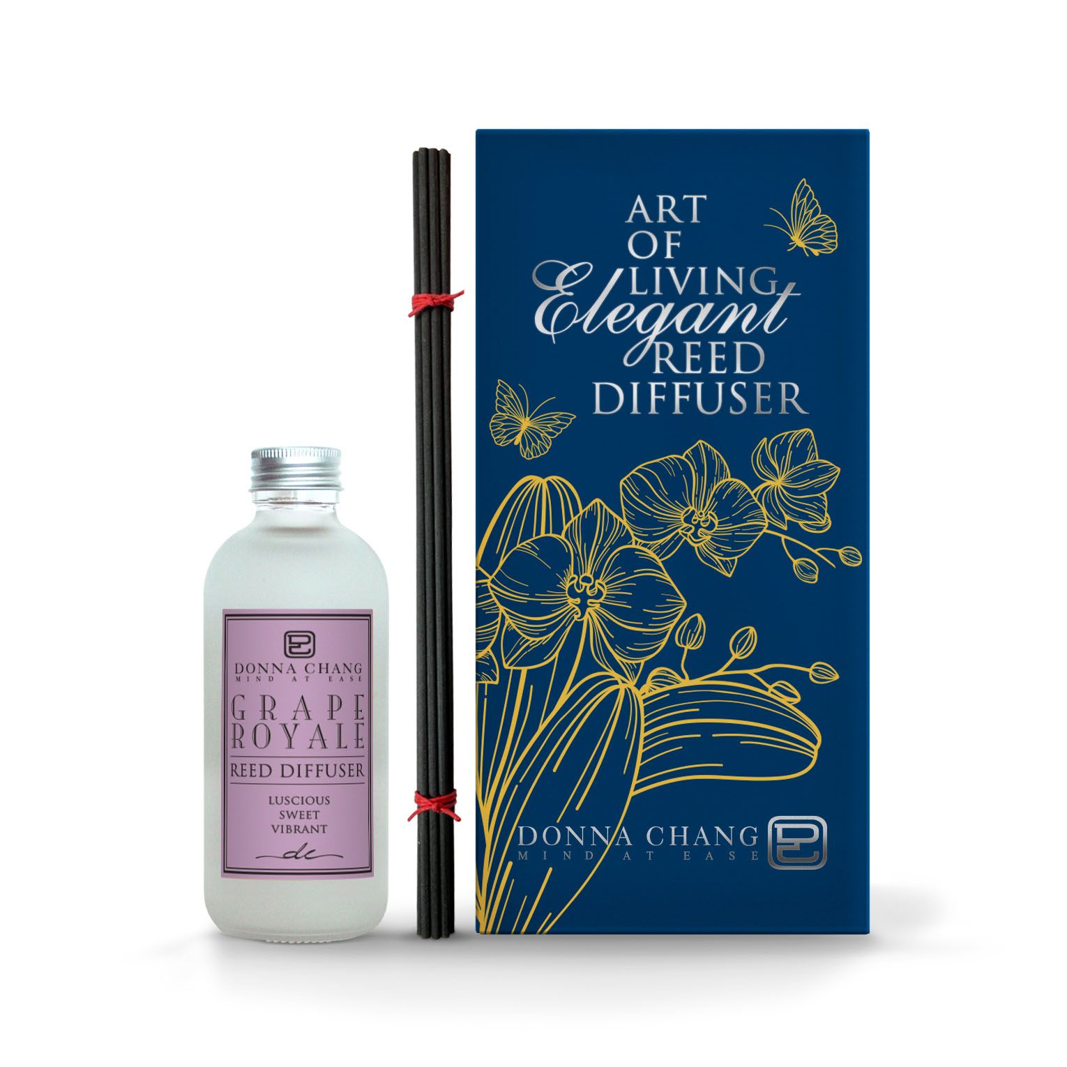 DONNA CHANG Grape Royale Refill Reed Diffuser 250 ml ดอนน่า แชง รีฟิล ก้านไม้หอมกระจายกลิ่น น้ำหอมปรับอากาศ น้ำหอมบ้าน ก้านไม้หอม ราคา 2,199 บาท*ส่งฟรี