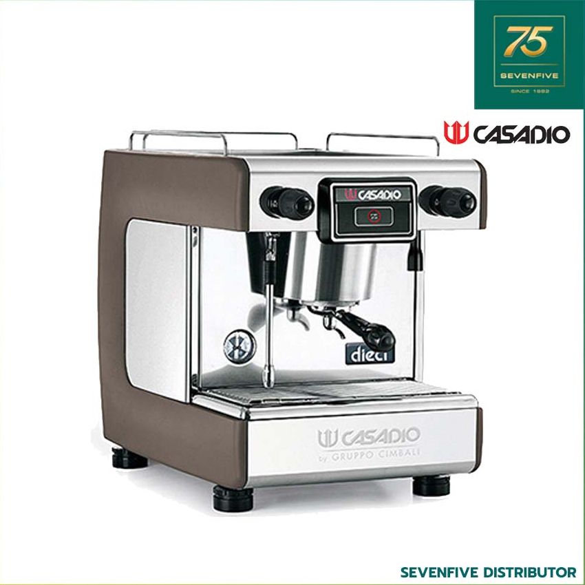 CASADIO เครื่องชงกาแฟ SEMI-AUTO ไอน้ำ1หัว น้ำร้อน1หัว CAS1-DIECI S/1 ราคา 93,540 บาท*ส่งฟรี