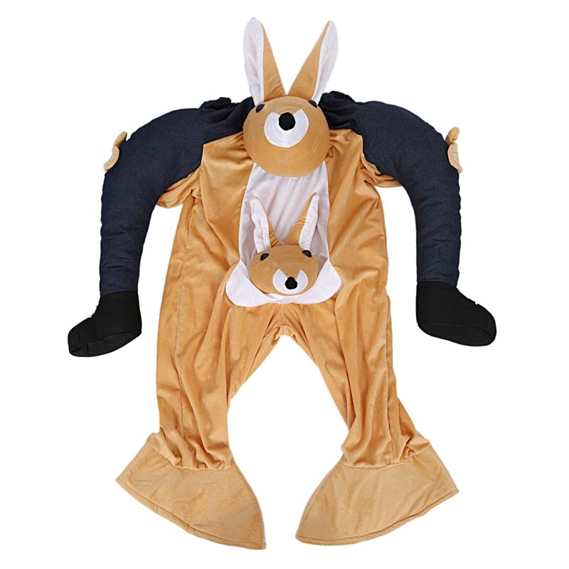Novelty Ride My Mascot Costume Vest Funny Animal Pants Oktoberfest Halloween Party Role Playing Clothes Riding Toys Kangaroo