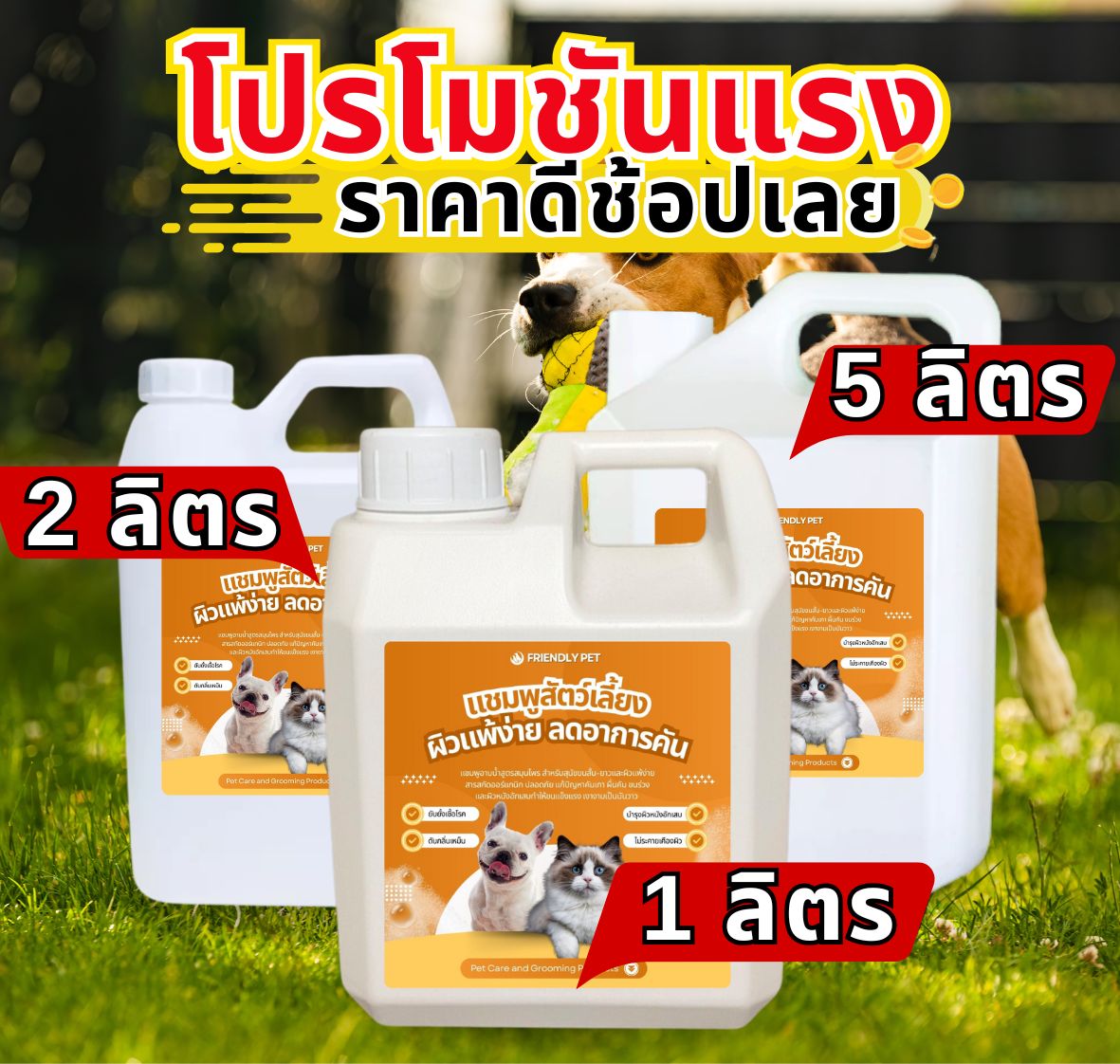 แชมพูขจัดกลิ่นสาบ แชมพูอาบน้ำแมว ป้องกันเห็บหมา กำจัดเห็บ