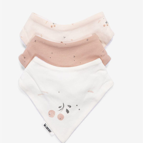 Minene Jersey Bandana Bib Set- Pack of 3 เซตบิบกันเปื้อนผ้าเจอร์ซี่ แพค 3 ชิ้น ราคา 990 บาท*ส่งฟรี