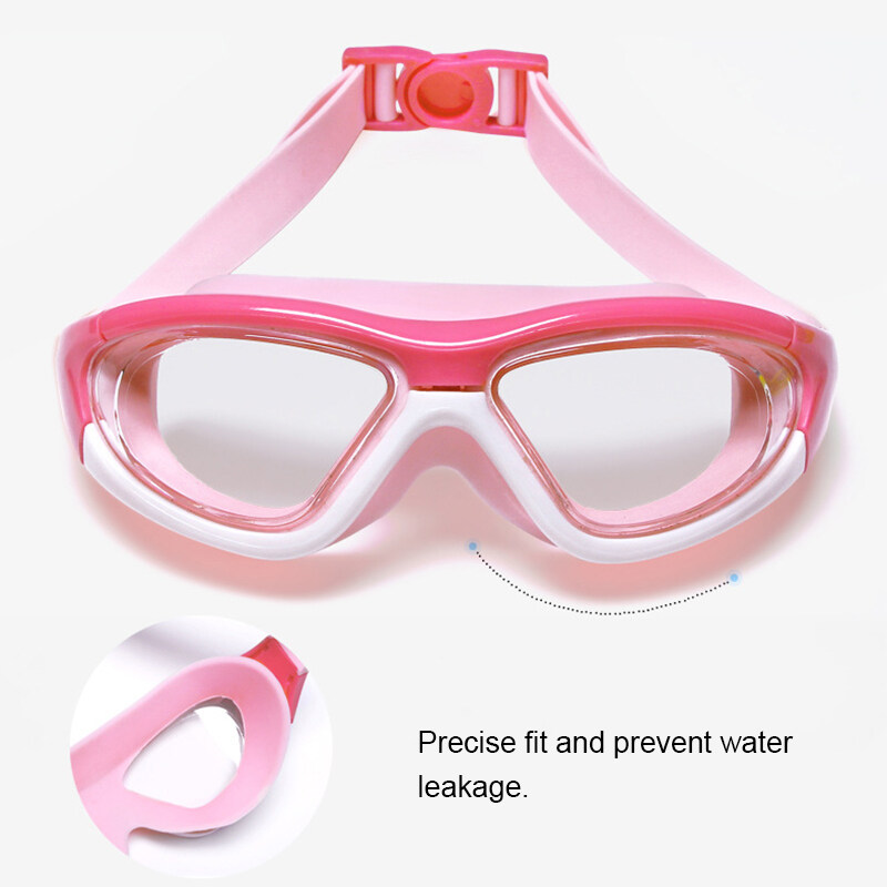 เกี่ยวกับ แว่นตาว่ายน้ำ แว่นตาว่ายน้ำเด็ก สีสันสดใส แว่นว่ายน้ำเด็กป้องกันแสงแดด UV ไม่เป็นฝ้า แว่นตาเด็ก แว่นกันน้ำ พร้อมที่อุดหู เลนส์ใส