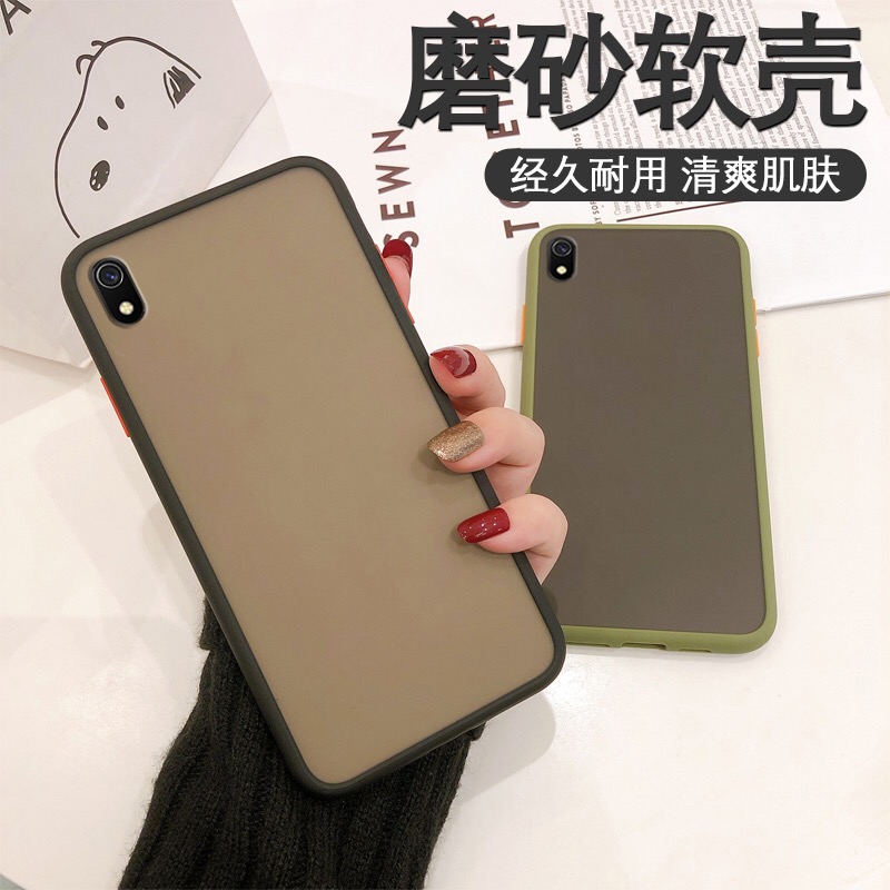 [ส่งจากไทย] เคสโทรศัพท์ วีโว่ Case Vivo Y91C เคสกันกระแทก ขอบสีหลังขุ่น