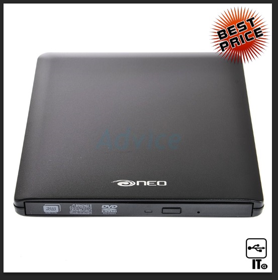 ExtSlim DVD RW Neo (DV309T) USB 3.0 Read/Write Speed : 8x ประกัน 1Y