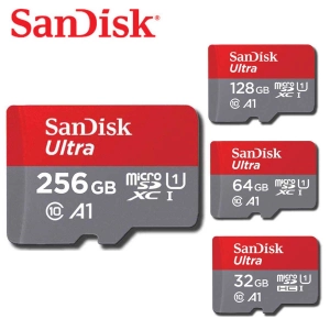 สินค้า Sandisk Ultra microSD SDXC/HC Card ความเร็ว 100MB /s ความจุ 32GB 64GB 128GB 256GB Class10 A1 (SDSQUA4-GN6MN) เมมโมรี่การ์ด การ์ดหน่วยความจำ ไอโครเอสดีการ์ด แซนดิส