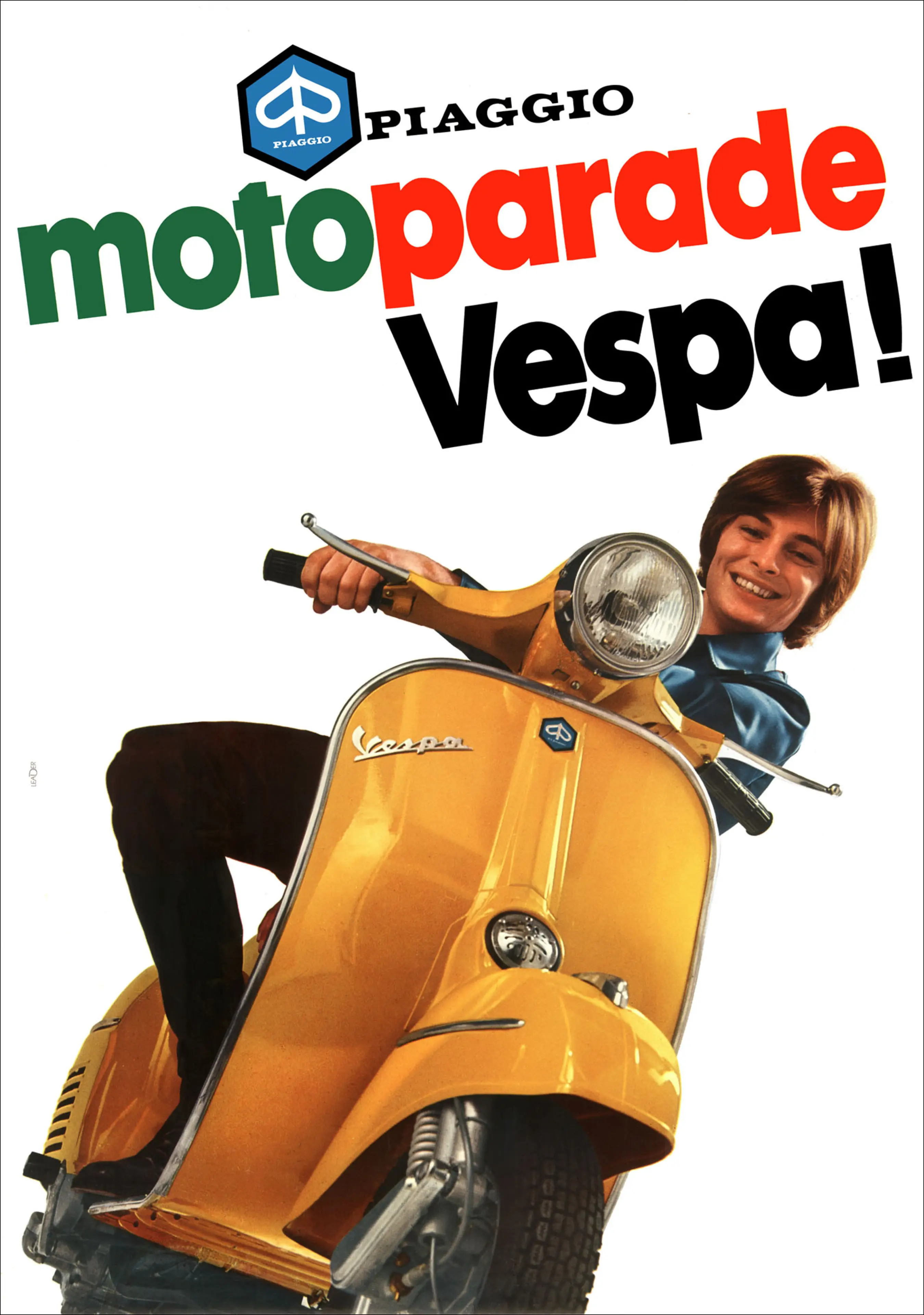 โปสเตอร์ Vespa Classic เวสป้า วินเทจ Poster โปสเตอร์ติดผนัง ของแต่งบ้าน แต่งห้องนอน 77poster