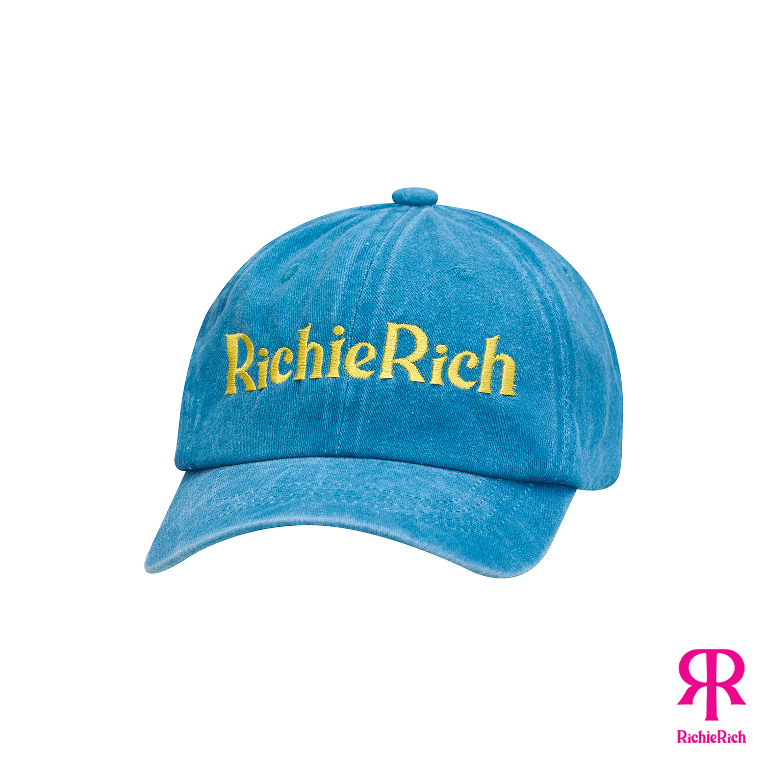 RICHIERICH By TandT - Blue and Yellow - RICHIERICH LOGO EMBELLISHED CAP หมวกแก็ปปักด้ายคำอ่าน ริชชี่ริช ราคา 690 บาท*ส่งฟรี