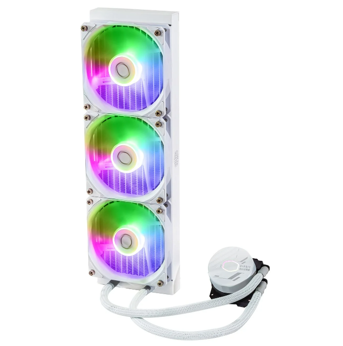 CPU LIQUID COOLER COOLER MASTER (ระบบระบายความร้อนด้วยน้ำ) COOLER MASTER MASTERLIQUID 360L CORE ARGB (WHITE) ราคา 9,800 บาท*ส่งฟรี