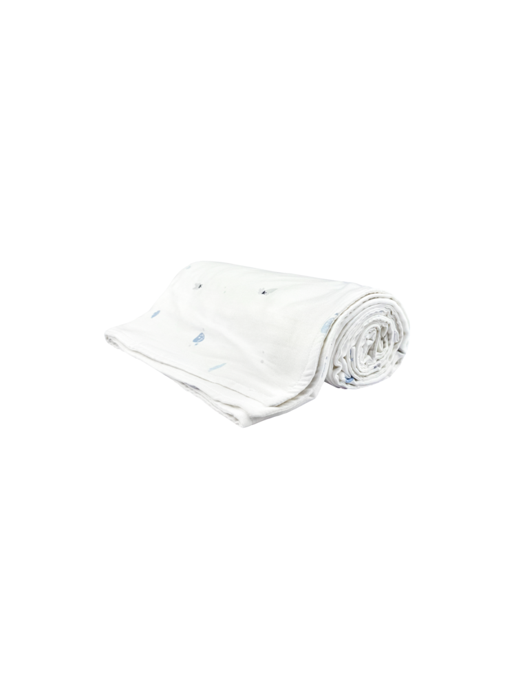 Airy ผ้าห่มมัสลิน รุ่นเลิฟลี่ใยไผ่ เหมาะสำหรับเด็กแรกเกิด - 2 ปี ขนาด 90x110 ซม.