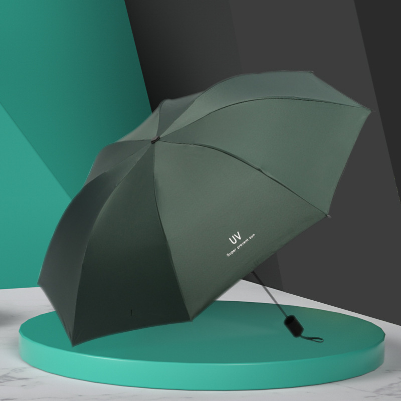 ร่มกันแดด ร่มพับ 3 ตอน ร่มกันฝน ร่มกันยูวี ร่มกันUV ร่มพับได้ ร่ม uv Umbrella คุณภาพดีราคาถูก UV3858