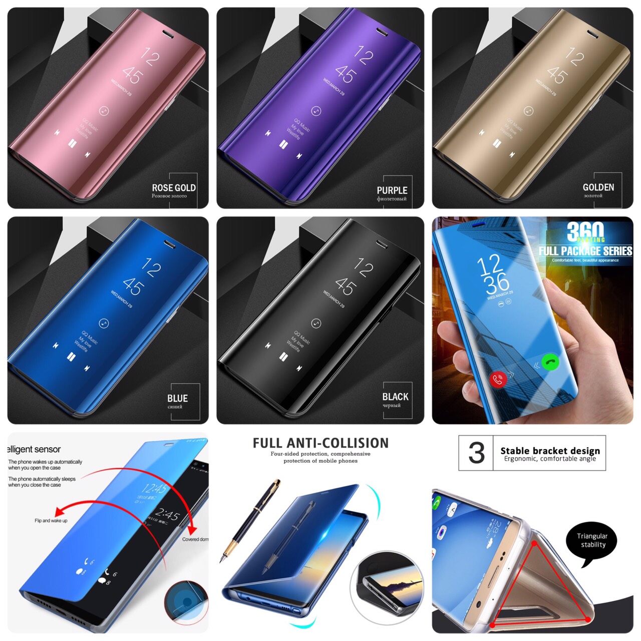 [ส่งจากไทย เร็ว1-2วัน] Case เคสโทรศัพท์ Samsung S20 S20plus S20ultra S8 S8plus S20FE s7edge S10 S10plus S10E s6edgeplus S9plus galaxy ซัมซุง เอส กระเป๋า ซอง ฝาพับ เปิดปิด ตั้งได้ Filp