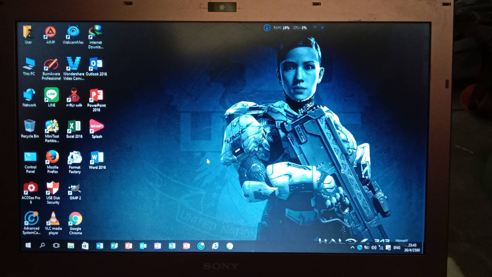 Used Notebook # Windows 10 Intel I3 # ราคา 2,090 บาท*ส่งฟรี